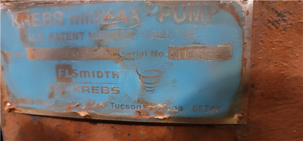 Flsmidth Krebs Millmax Model Mm200 Pump)